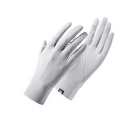 Antcher Guantes de protección solar UV para mujer, de seda de hielo, guantes sin dedos, guantes antideslizantes para pantalla táctil de dedo completo, guantes de senderismo, ciclismo, para golf,