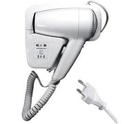 Antdau71 - Secador de pelo de pared para hoteles, gimnasio, baño, vestidor, B&B con toma eléctrica para maquinillas de afeitar, secador de pelo de árbol. Phono Fono para cabello Hair Style