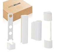 Ante bellum Juego de cubiertas de cinta de PVC, tapas de plástico para ventanas de PVC y puertas de balcón, universales para montaje izquierdo o derecho, apariencia uniforme, fácil instalación, color