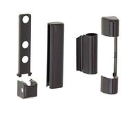 Ante bellum Juego de cubiertas de cinta de PVC, tapas de plástico para ventanas de PVC y puertas de balcón, universales para montaje izquierdo o derecho, apariencia uniforme, fácil instalación (marrón