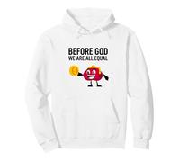 Ante Dios, Todos Son Iguales como una Gran Familia Sudadera con Capucha
