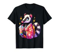 Anteater Bubble Boba Tea Anime Lindo Kawaii Camiseta
