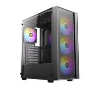 Antec AX65 ARGB Mid-Tower ATX Gaming PC Case - Negro - 4 ventiladores ARGB