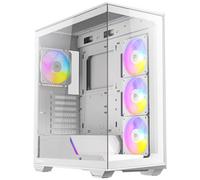 Antec c3 argb blanco, 3 ventiladores argb pwm de 120 mm y 1 x 120 mm i