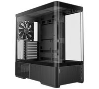 Antec C6 Curve Air Mid-Tower Case, Vidrio Templado panorámico, Alto Flujo de Aire, 3 Ventiladores PWM incluidos, Compatible con radiador de 360 mm y GPU de 450 mm, Tipo C 10 Gbps, Funda para Juegos
