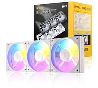 Antec Connect 120 ARGB C120 ARGB White_3PK - Juego de 3 unidades/Modelo de rotación hacia adelante y blanco
