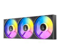 Antec Connect 120 Reverse ARGB - Juego de 3 ventiladores de 12 cm, color negro y negro