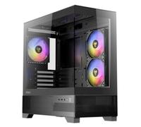 Antec CX500M RGB MicroATX - Carcasa de cristal templado para PC para videojuegos, color negro