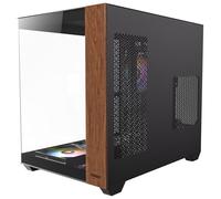 Antec Cx800 Midi Tower Nero, Legno (antec Cx800 Wood Mid Tower Gaming Case, 1 X Usb TypE-C / 1 X Usb 3.0, Tempered Glass Front And Side Window Panel,