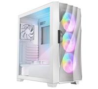 Antec DF700 Flux RGB - Carcasa para Juegos con Ventana de Cristal, ATX, sin Fuente de alimentación, 5 Ventiladores (3 ARGB Frontales), ventilación Avanzada, Color Blanco