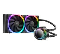 Antec Enfriador líquido para CPU ARGB todo en uno Vortex 240, compatibilidad con zócalo Intel y AMD