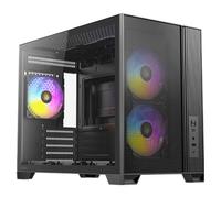Antec flux m, 6 ventiladores pwm incluidos, plataforma f-lux, diseño