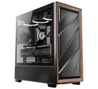 Torre PC Antec 0-761345-10133-2 Midi Tower Negro Madera ATX Micro ATX ITX Acero