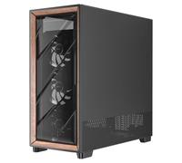 Caja Antec Flux PRO_EUV Wood ATX 2xusb3.0 Sin fuente Negro