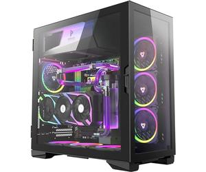 Antec Performance Series P8 Mid-Tower - Carcasa para PC con Jaula para Disco Duro sin Herramientas, Panel Lateral de Vidrio Templado (P120 Crystal)