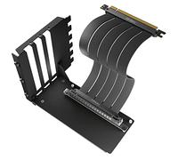 Antec Soporte vertical de GPU, PCI-E 4.0 x16 Puerto de extensión de tarjeta de extensión flexible de alta velocidad Adaptador de 180 grados (200 mm)