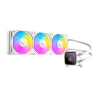 Antec Ultra 360 ARGB - Enfriador líquido blanco para CPU, ventiladores PWM de 3 x 120 mm, bomba de alto rendimiento, Intel LGA 1200/1851/20XX y AMD AM4/AM5