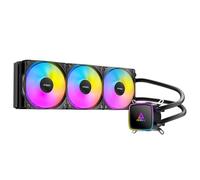 Antec Ultra 360 ARGB - Enfriador líquido para CPU, ventiladores PWM de 3 x 120 mm, bomba de alto rendimiento, Intel LGA 1200/1851/20XX y AMD AM4/AM5