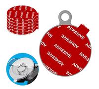 Anteel Kit de repuesto adhesivo de disco de montaje para salpicadero, 6 unidades de 2.76 pulgadas (70 mm), calcomanías circulares resistentes al calor de doble cara para ventosa, soporte de teléfono