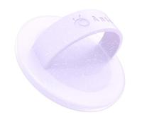 Anteel Soporte magnético de silicona para teléfono, fuerte atracción magnética, cómodo y portátil, agarre extraíble para el dedo para funda Magsafe, pendiente de patente (purpurina morada)