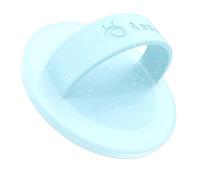 Anteel Soporte magnético de silicona para teléfono, fuerte atracción magnética, cómodo y portátil, agarre extraíble para el dedo para funda Magsafe, pendiente de patente (azul purpurina)