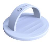 Anteel Soporte magnético de silicona para teléfono, fuerte atracción magnética, cómodo y portátil, agarre extraíble para el dedo para funda Magsafe, pendiente de patente (lavanda)