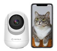 ANTELA Cámara IP WiFi 355° Cámara de Vigilancia FHD 1080p, Visión Nocturna, Audio Bidireccional, Detección de Movimiento, Compatible con Alexa y Google Home, WiFi 2,4G/5G