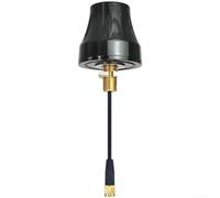Antena 4G LTE para exteriores de alta ganancia 5dBi impermeable omnidireccional para enrutador para cámara de sendero para puerta de enlace, montaje en pared para sma macho, negro (E)