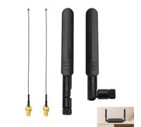 Antena 8dBi omnidireccional para tarjeta de red M.2 NGFF Intel AX200 AX210 7265AC 8265AC AC9260 9560AC, antena de doble banda, WiFi RP-SMA macho bi-Bande 2,4/5 GHz, Router WiFi Cámara IP