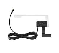 Antena aérea de Radio Digital para automóvil Dab, Conector Macho MCX Antena receptora de Radio Montaje en Vidrio Activo Antena para Parabrisas Amplificador RF de Alta Ganancia