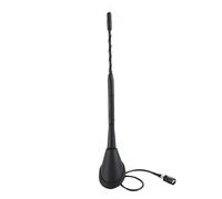 Antena aérea universal AM/FM de 9 pulgadas para coche, antirruido, con mástil de techo, con base