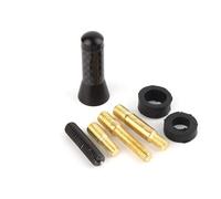 Antena aérea universal, miniantena de fibra de carbono universal de 3,5 cm para coche, antena de radio AM/FM con