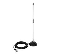 Antena CB PNI Extra 40 con SWR 1.0 Incluido Base magnética, Negro