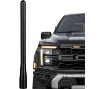 Antena corta de aluminio de 4 pulgadas de repuesto para Ford F150 F250 F350 Super Duty Raptor, RAM 1500, Bronco (2021-2023), aluminio sólido, a prueba de lavado de autos