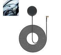 Antena Dab+ Coche con Conector SMB en Ángulo Recto y Cable 3 m, Antena Dab Adhesiva para Parabrisas para Radio Digital de Coche, Compatible con Pioneer Kenwood Alpine JVC