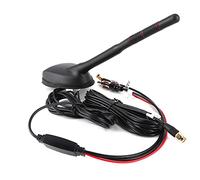 Antena Dab+ para Automóvil, GPS, FM/Am, Antena de Techo con Amplificador de Señal, Adaptador SMB DIN
