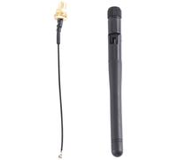 Antena de 433 MHz, 3 DBi, conector RP-SMA GSM, de goma, impermeable, Lorawan + extensión de cable pequeño IPX a SMA