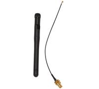 Antena de 433 MHz, 5 Dbi, conector RP-SMA GSM, goma, impermeable, Lorawan + extensión de cable pequeño IPX a SMA