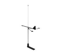 Antena de acero inoxidable con veleta y soporte plano Shakespeare 0.89m - 3dB TU