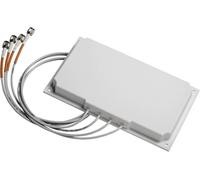 Antena de Acoplamiento Wi-Fi direccional de Doble Banda Cisco Aironet, 6 dBi (2,4 GHz)/6 dBi (5 GHz), Montaje en Pared, Conectores RP-TNC, garantía de Hardware Limitada de 1 año (AIR-ANT2566P4W-R=)