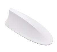 Antena de Aleta tiburón para automóvil, Mods Cubierta Antena Universal para (Blanco)