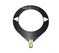 Antena de banda ancha mejorada de 10 kHz-180 MHz para antena omnidireccional para sma macho hembra para escáner HackRF, monitoreo de radio, negro (conexión macho negra)