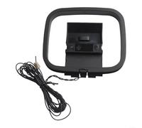 Antena de bucle AM FM para uso en interiores con conector de 3 pines para mejorar la recepción de señal de radio, adecuada para sistemas de audio y estéreo