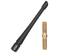 Antena de coche,antenas de coche, Antena de coche de goma de 7 pulgadas, Antena de látigo corto AM FM Antenas impermeables de audio y video del vehículo Torres de montaje en techo de automóvil para la