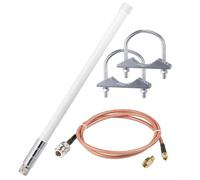 Antena de fibra de vidrio de 5 8dBi con conector N macho para RAK Wireless M1 HNT 868/915MHz diseñada para conectividad de largo alcance con cable y clips