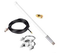 Antena de fibra óptica de 5,8 dBi de 915 MHz para LoRa Helium Hotspot con 5 m de cable KMR195 resistente al agua conector N para rak para nebra para bobcat para sensecap