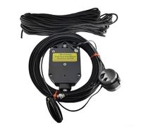 Antena de media onda de 8 bandas de alimentación final con balún 1:64, soporta 10 m, 12 m, 15 m, 17 m, 20 m, 30 m, 40 m, 80 m, para radio aficionada, carcasa ABS, 150 W SSB, negro (8010-150 W)