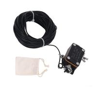 Antena de media onda de alimentación final 3-30MHz con Balun 1:49 para operación HF multimodo incluyendo SSB CW y protocolos digitales