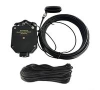 Antena de media onda de alimentación final 8 bandas de onda corta con balun 1:64, soporta 10 m, 12 m, 15 m, 17 m, 20 m, 30 m, 40 m, 80 m, para radio aficionada, carcasa ABS, 150 W SSB, negro (4010-150