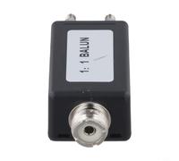 Antena de onda corta Balun 1:1 100 W SSB HF 3-30 MHz, tipo M compacto con carcasa de ABS para radioaficionados QRP para uso en exteriores, color negro (1 a 1)